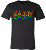 black zaddy gay daddy modern cut funny cute gay slang lgbtq gay queer trans transgender pride shirt tshirt