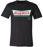 black krispy kween krisy kreme logo sexy slim modern cut funny cute gay slang lgbtq gay queer trans transgender pride shirt tshirt