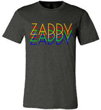 heather grey zaddy gay daddy modern cut funny cute gay slang lgbtq gay queer trans transgender pride shirt tshirt