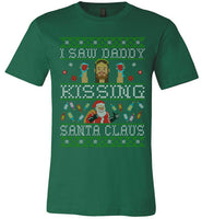 I Saw Daddy Kissing Santa Claus Tee