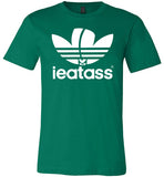 green i eat ass adidas logo modern cut funny cute gay slang lgbtq gay queer trans transgender pride shirt tshirt