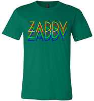 green zaddy gay daddy modern cut funny cute gay slang lgbtq gay queer trans transgender pride shirt tshirt