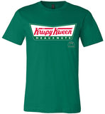 green krispy kween krisy kreme logo sexy slim modern cut funny cute gay slang lgbtq gay queer trans transgender pride shirt tshirt