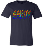 navy blue zaddy gay daddy modern cut funny cute gay slang lgbtq gay queer trans transgender pride shirt tshirt