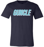 navy blue guncle modern cut funny cute gay slang lgbtq gay queer trans transgender pride shirt tshirt