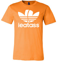 orange i eat ass adidas logo modern cut funny cute gay slang lgbtq gay queer trans transgender pride shirt tshirt