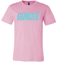 light pink guncle modern cut funny cute gay slang lgbtq gay queer trans transgender pride shirt tshirt