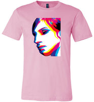 light pink hello gorgeous barbra streisand sexy slim modern cut funny cute gay slang lgbtq gay queer trans transgender pride shirt tshirt