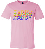 light pink zaddy gay daddy modern cut funny cute gay slang lgbtq gay queer trans transgender pride shirt tshirt