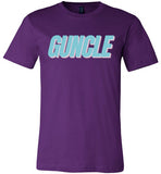 purple guncle modern cut funny cute gay slang lgbtq gay queer trans transgender pride shirt tshirt