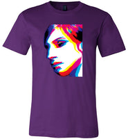 purple hello gorgeous barbra streisand sexy slim modern cut funny cute gay slang lgbtq gay queer trans transgender pride shirt tshirt