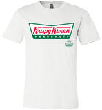 white krispy kween krisy kreme logo sexy slim modern cut funny cute gay slang lgbtq gay queer trans transgender pride shirt tshirt