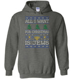 All I Want For Christmas Is Jews Hoodie