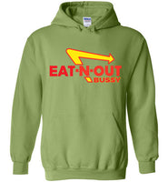 light green eat-n-out bussy in-n-out burger unisex modern cut funny cute gay slang lgbtq gay queer trans transgender pride hoodie sweatshirt