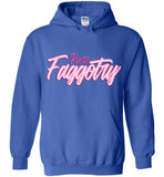 royal blue pure faggotry script unisex funny cute gay slang lgbtq gay queer trans transgender pride hoodie sweatshirt shirt