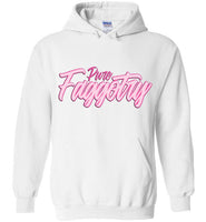 white pure faggotry script unisex funny cute gay slang lgbtq gay queer trans transgender pride hoodie sweatshirt shirt