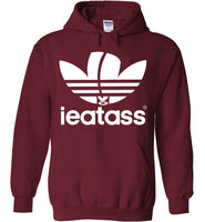 maroon i eat ass adidas logo cute gay slang lgbtq gay trans transgender pride shirt hoodie