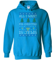 All I Want For Christmas Is Jews Hoodie