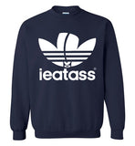 navy blue i eat ass adidas logo cute gay slang lgbtq gay trans transgender pride shirt sweatshirt