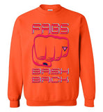 orange fags bash back fist unisex funny cute gay slang lgbtq gay queer trans transgender pride sweatshirt shirt