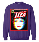 purple it came from planet liza liza minnelli cute gay slang lgbtq gay trans transgender pride shirt sweatshirt