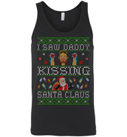 I Saw Daddy Kissing Santa Claus Tank