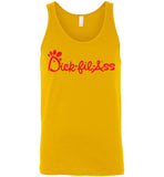 yellow sexy slim modern cut dick-fil-ass chick-fil-a cute gay slang lgbtq gay trans transgender pride shirt tank top