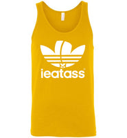 yellow sexy slim modern cut i eat ass adidas logo cute gay slang lgbtq gay trans transgender pride shirt tank top