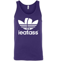 purple sexy slim modern cut i eat ass adidas logo cute gay slang lgbtq gay trans transgender pride shirt tank top