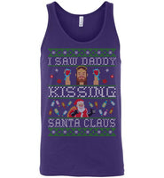 I Saw Daddy Kissing Santa Claus Tank