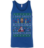 I Saw Daddy Kissing Santa Claus Tank