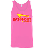 pink eat-n-out bussy in-n-out burger unisex modern cut funny cute gay slang lgbtq gay queer trans transgender pride tank top shirt