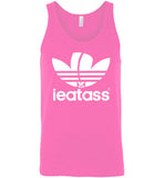 pink sexy slim modern cut i eat ass adidas logo cute gay slang lgbtq gay trans transgender pride shirt tank top